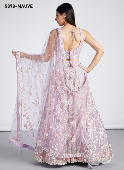 Pink Wedding Designer Lehenga Choli With Heavy Embroidery Work-2