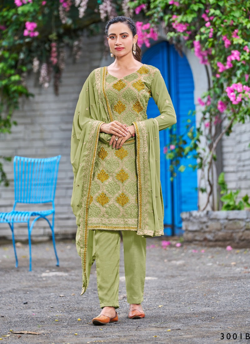 Buy Femeone Women Pista Green rayon Kurti and Gota work Plazo with Half  side dupatta - 40 Online at Best Prices in India - JioMart.